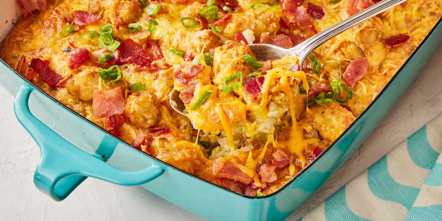Read more about the article Tater Tot Breakfast Casserole Recipes: Easy & Cheesy Morning Meal