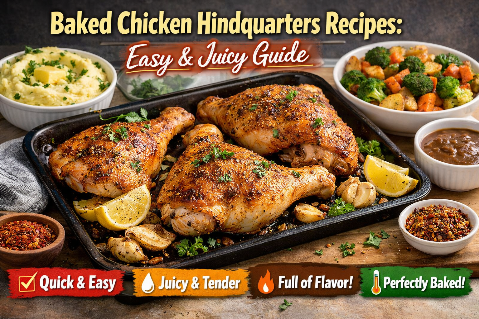 Baked Chicken Hindquarters Recipes