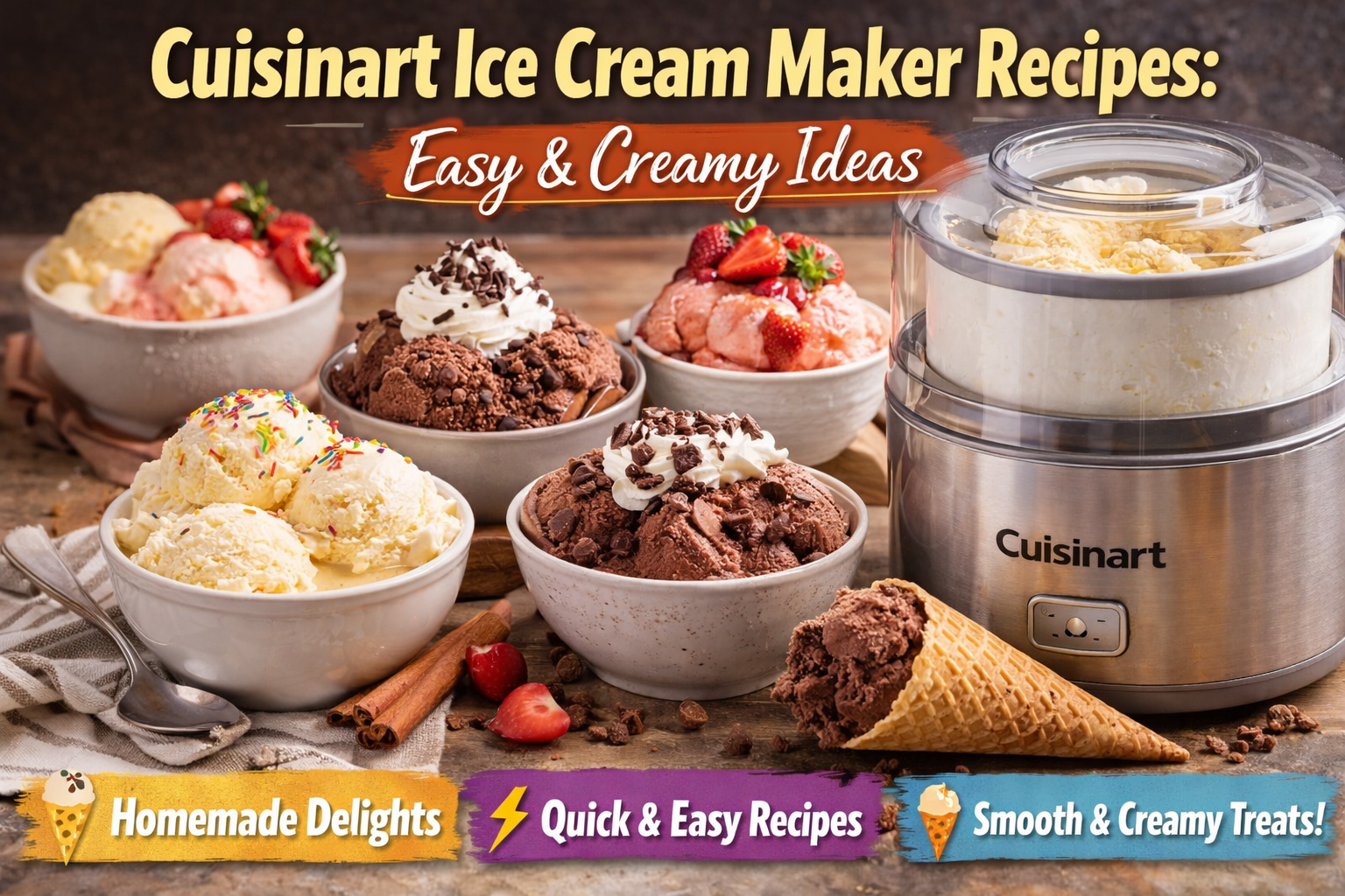 Cuisinart Ice Cream Maker Recipes