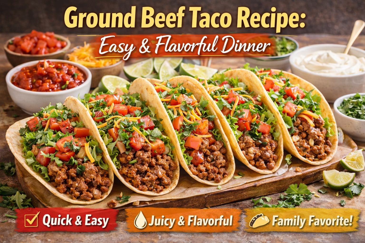 Ground Beef Taco Recipe