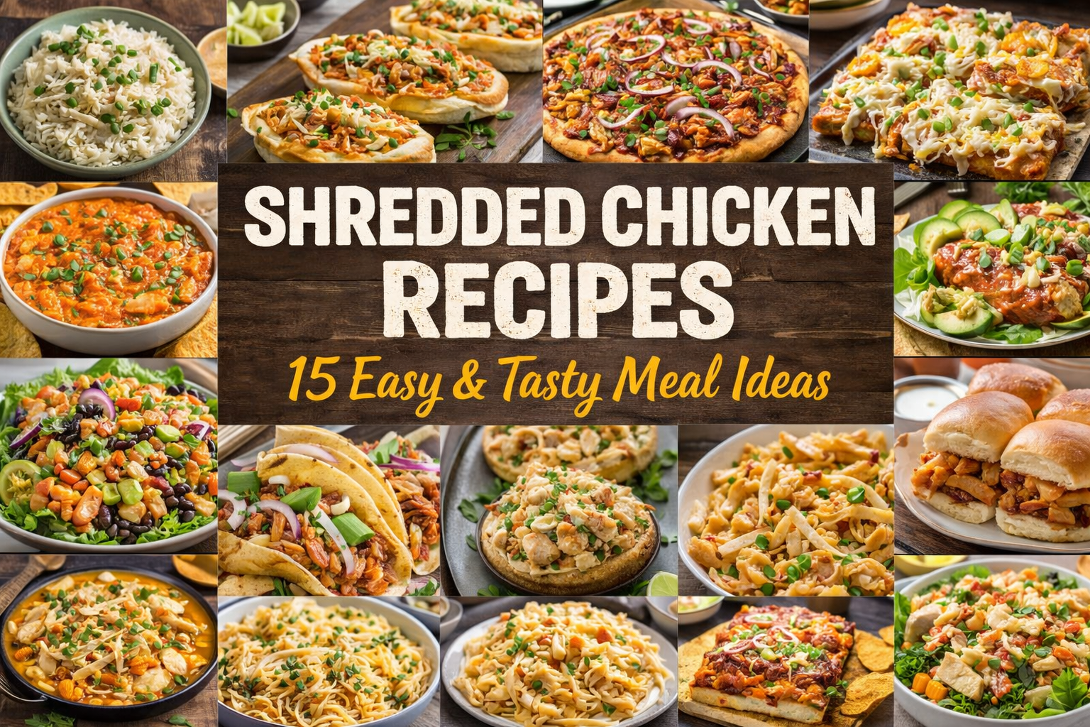 Read more about the article Shredded Chicken Recipes: 15 Easy & Tasty Meal Ideas