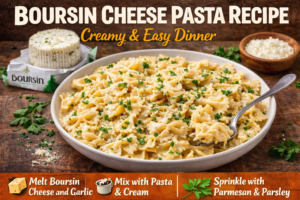 Read more about the article Boursin Cheese Pasta Recipe: Creamy & Easy Dinner