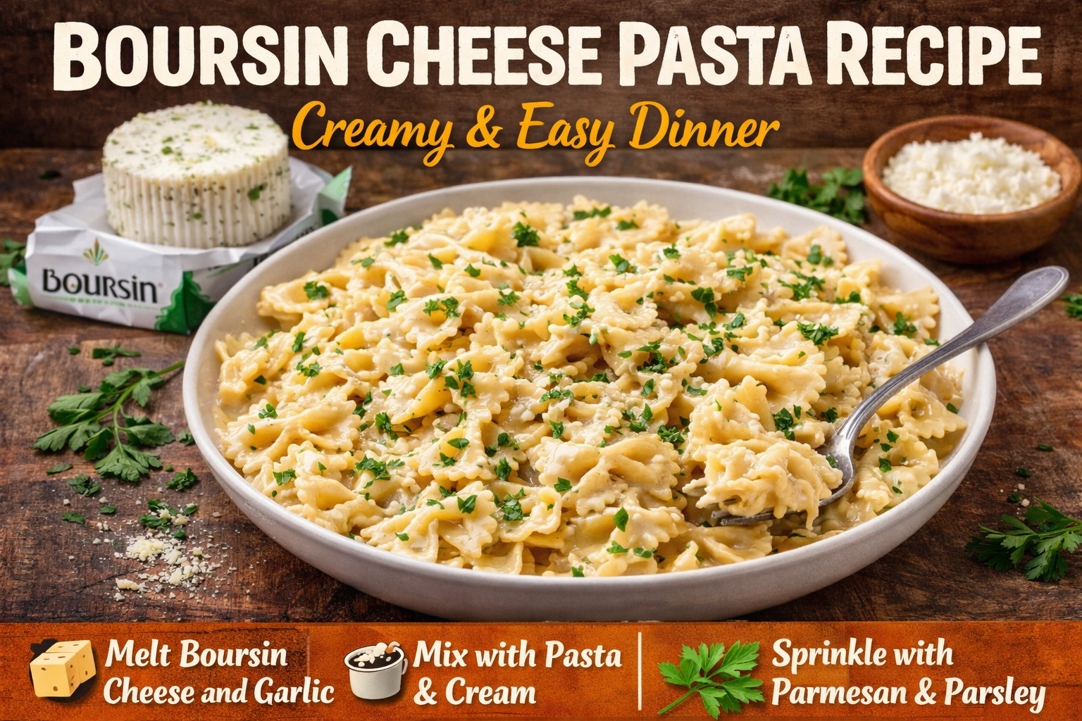 Boursin Cheese Pasta Recipe