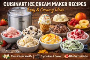 Read more about the article Cuisinart Ice Cream Maker Recipes: Easy & Creamy Ideas