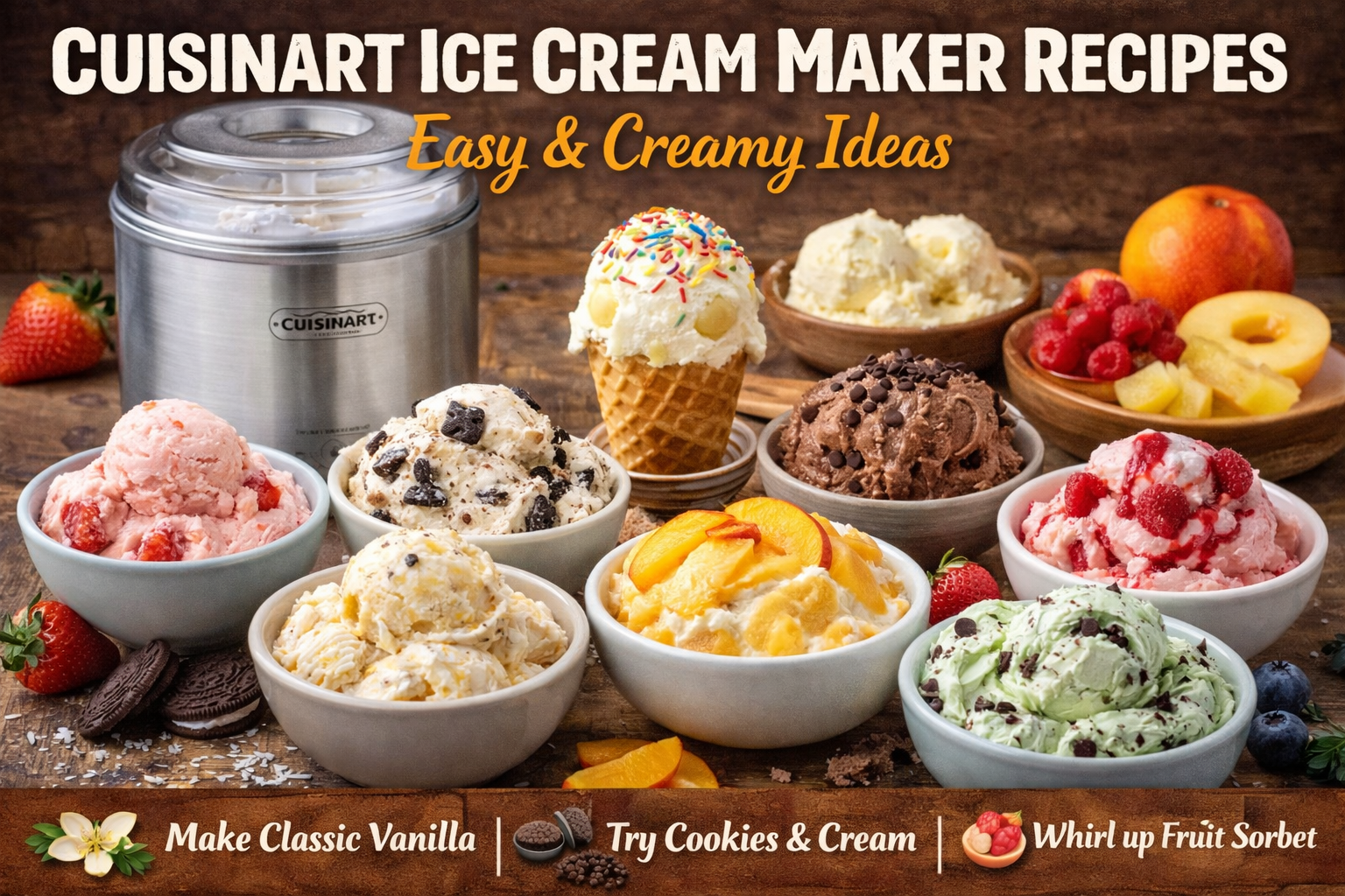 Cuisinart Ice Cream Maker Recipes