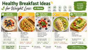Read more about the article Healthy Breakfast Ideas for Weight Loss: at Home 
