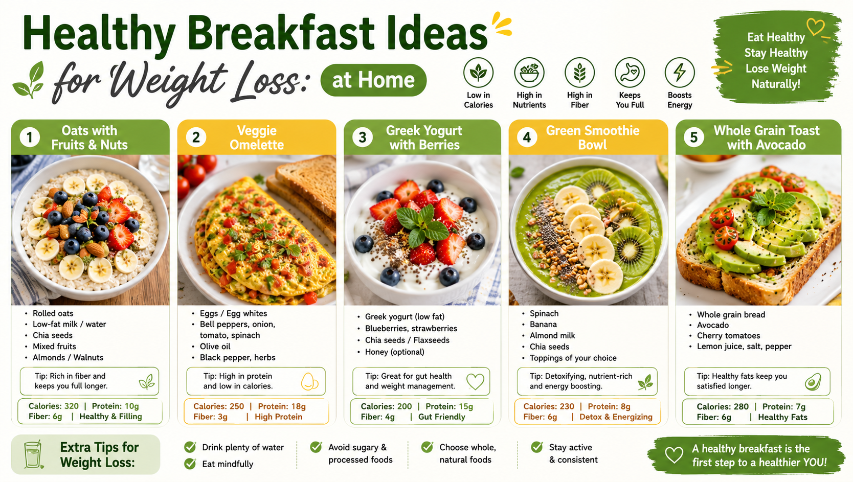 Healthy Breakfast Ideas for Weight Loss