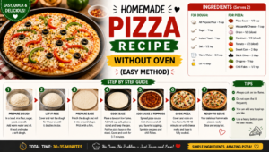 Read more about the article Homemade Pizza Recipe: Without Oven (Easy Method)